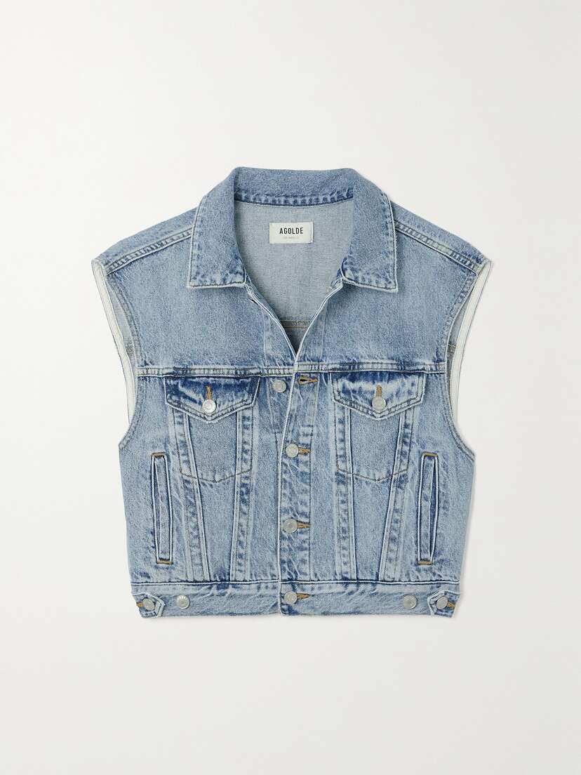 AGOLDE Charli Denim Vest