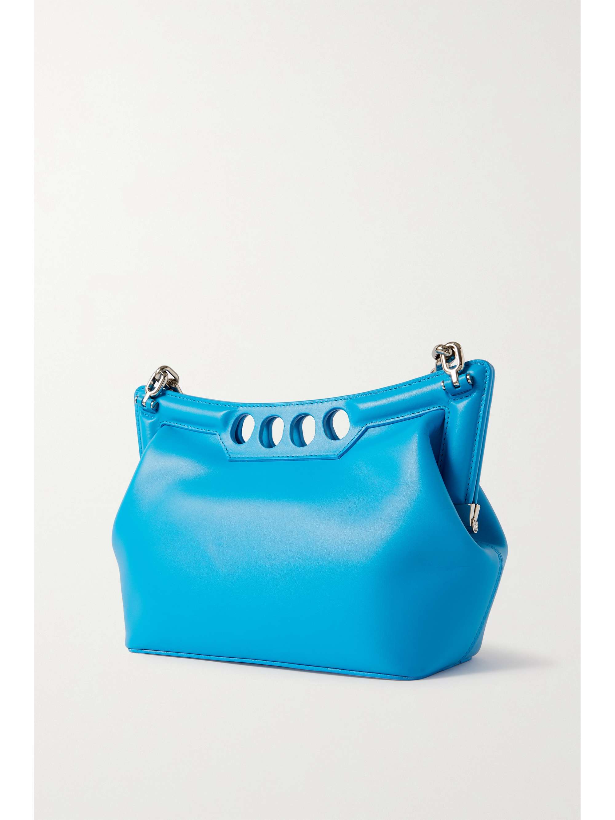 MCQUEEN The Peak cutout leather shoulder bag