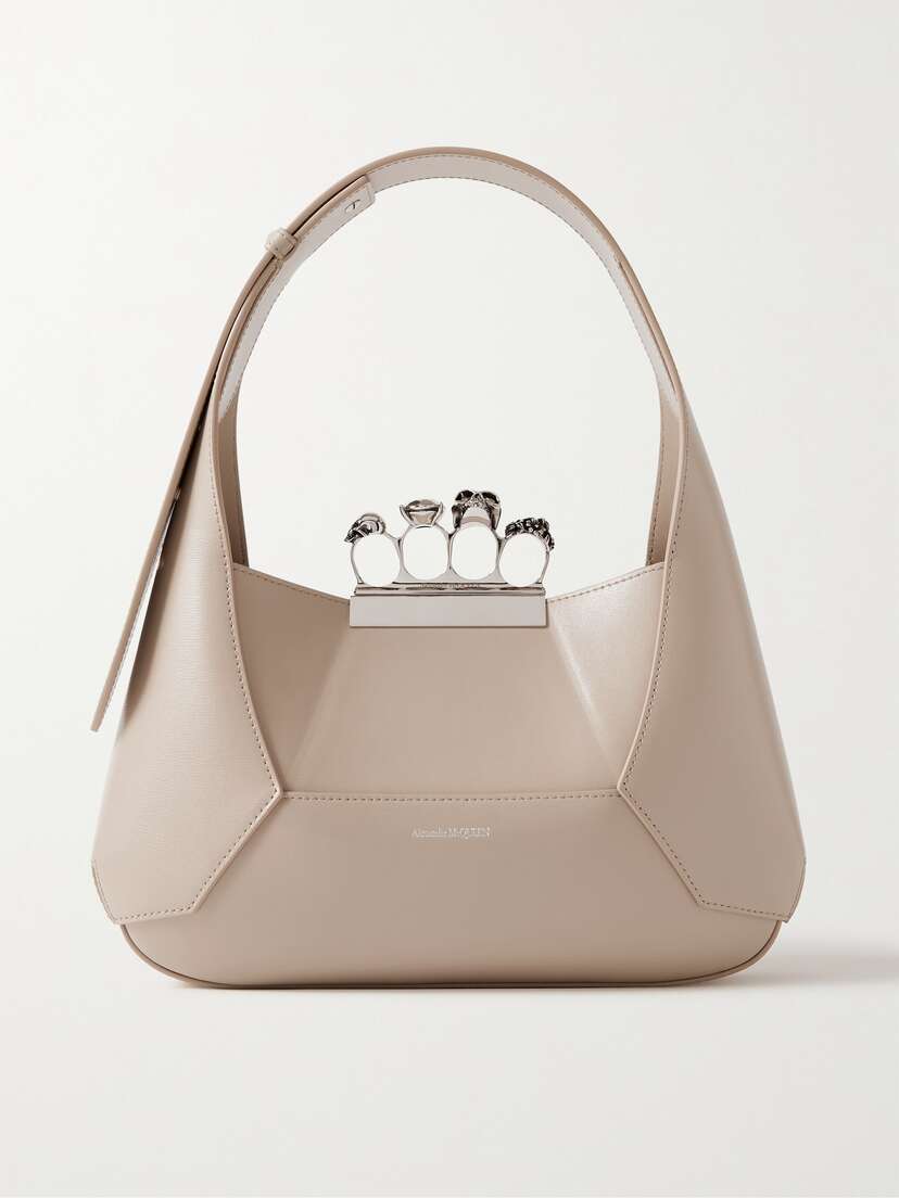 Alexander McQueen Jewelled Embellished Leather Tote