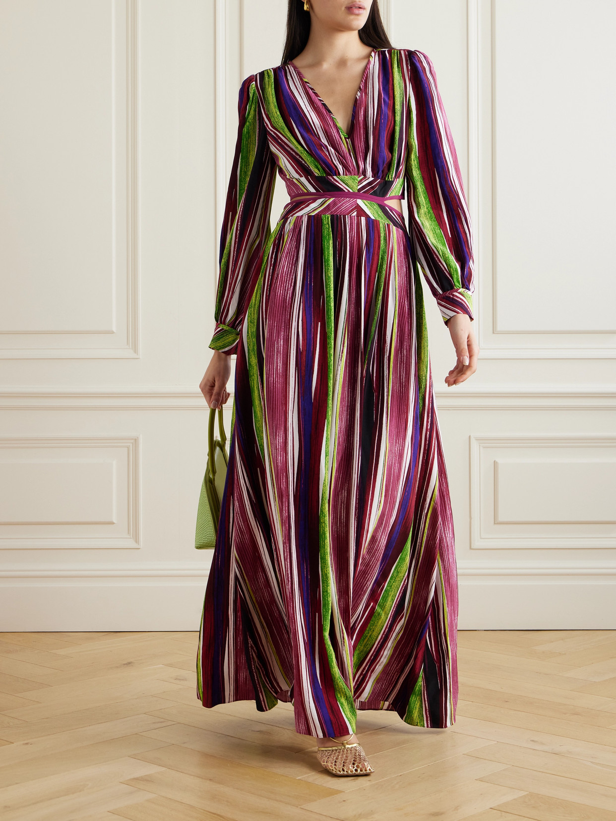 Diane Von Furstenberg Jenifer Maxi Dress In Pink