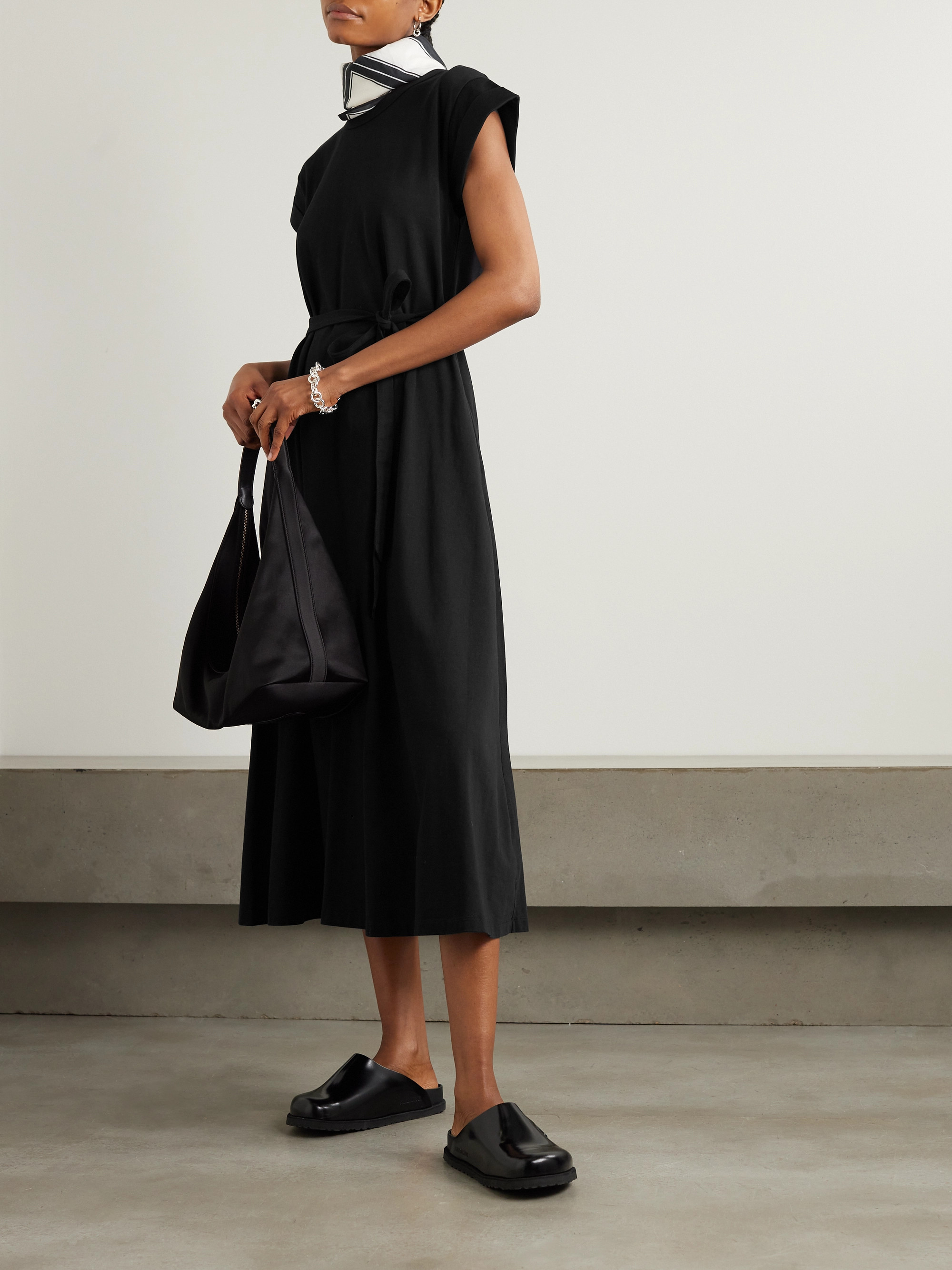 knee length dresses for ladies Andie Houndstooth Maxi Dress main image 0