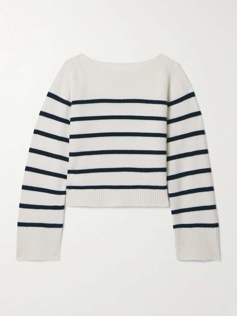 La Ligne Breton Striped Cashmere Sweater -  - x large