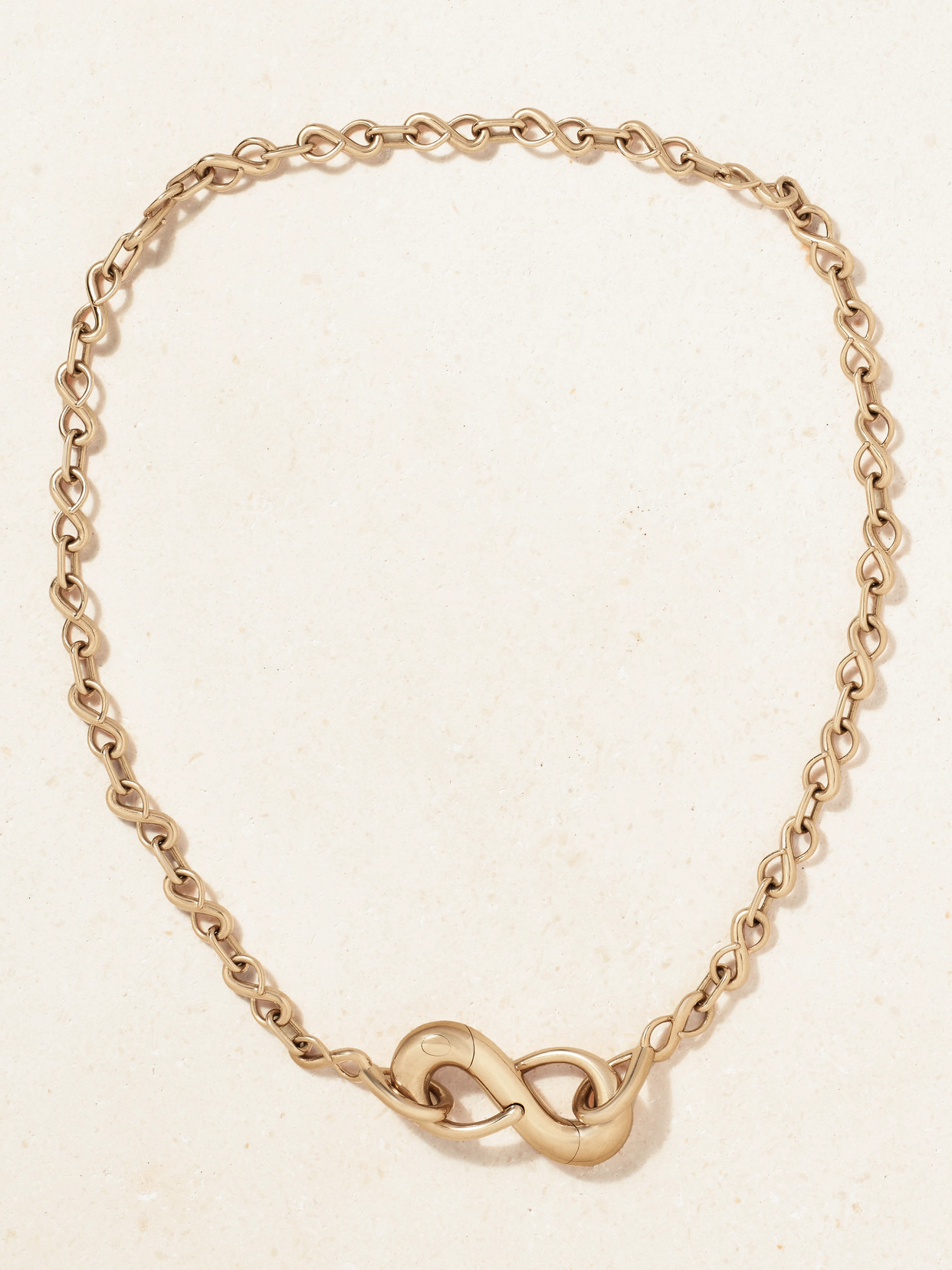 Marla Aaron Myriad Lock 18-karat Gold Necklace