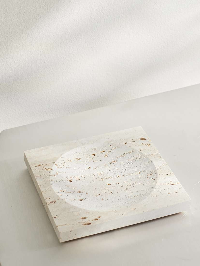 RÓHE Small Travertine Tray
