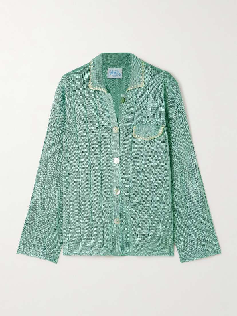 Calle Del Mar Ribbed-knit Shirt