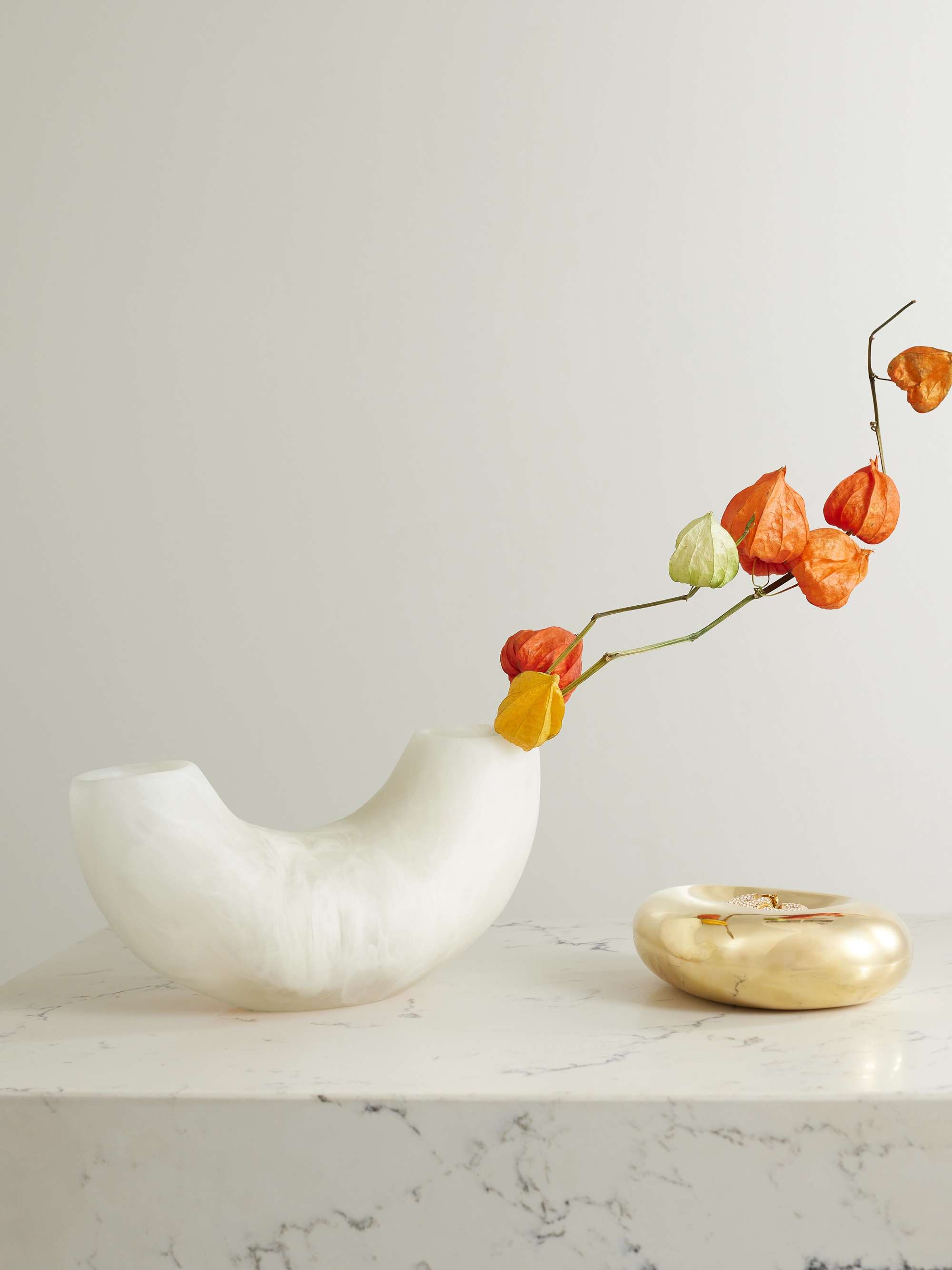 DINOSAUR DESIGNS Horn medium resin vase NETAPORTER