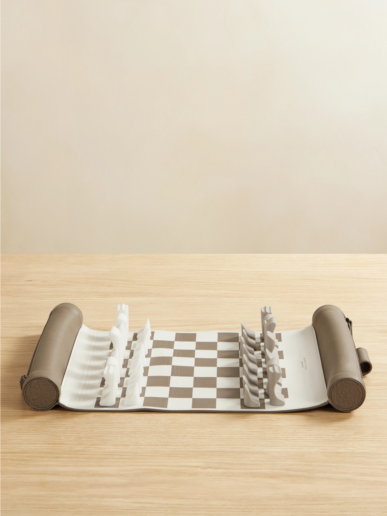 Brunello Cucinelli - Leather And Krion® Portable Chess Set - Multi