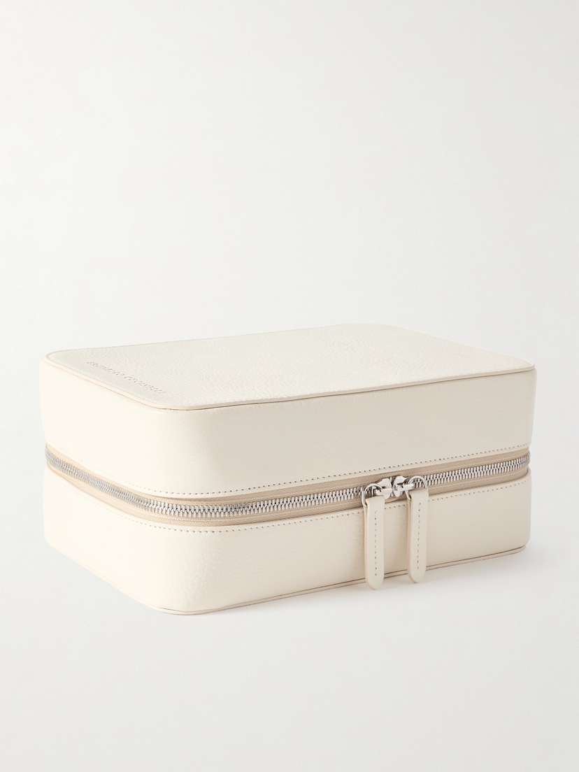 Brunello Cucinelli Textured-leather Sunglasses Case