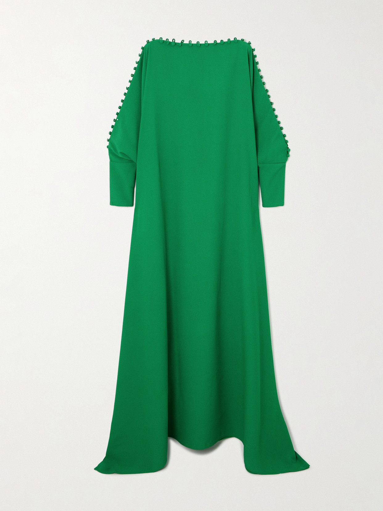 Taller Marmo Mila Crepe Kaftan In Green