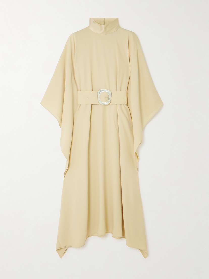 Taller Marmo Moon Belted Crepe Kaftan
