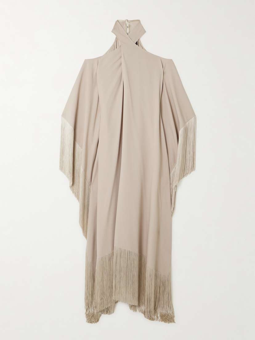 Taller Marmo Mambo Fringed Crepe Kaftan