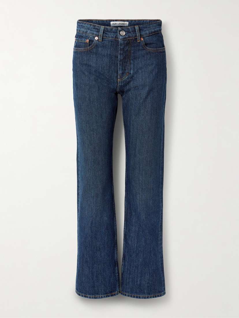 Our Legacy Linear High-rise Straight-leg Jeans