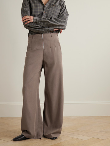 OUR LEGACY Serene TENCEL™ Lyocell and wool-blend wide-leg pants
