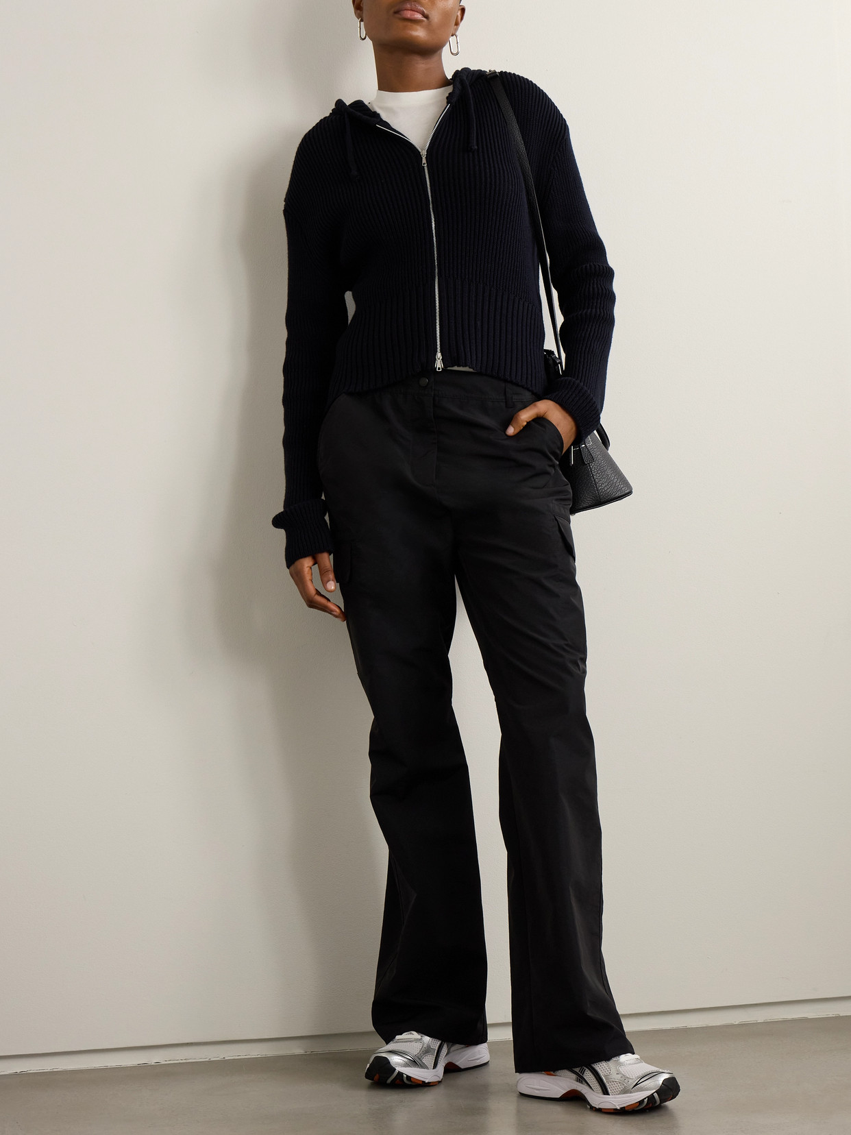 Our Legacy Alloy Wide Leg Trousers With Side Pockets In Black