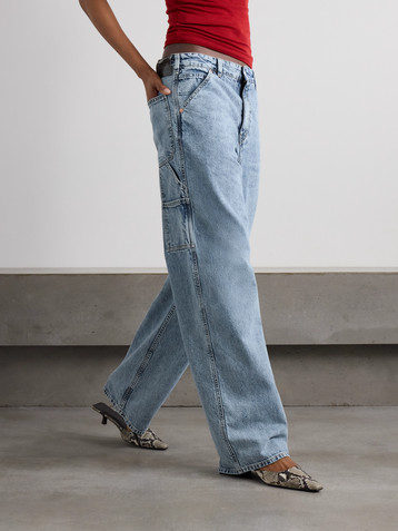 OUR LEGACY Trade mid-rise wide-leg jeans