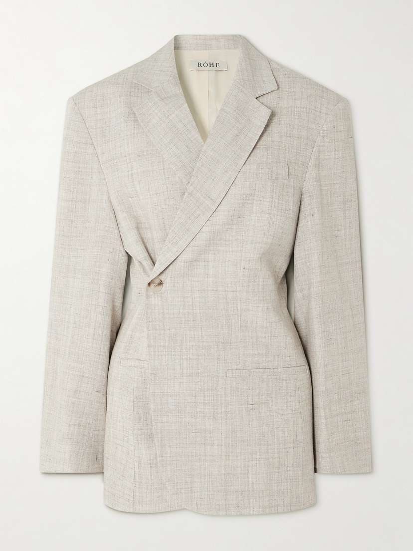 RÓHE Overlap Woven Blazer