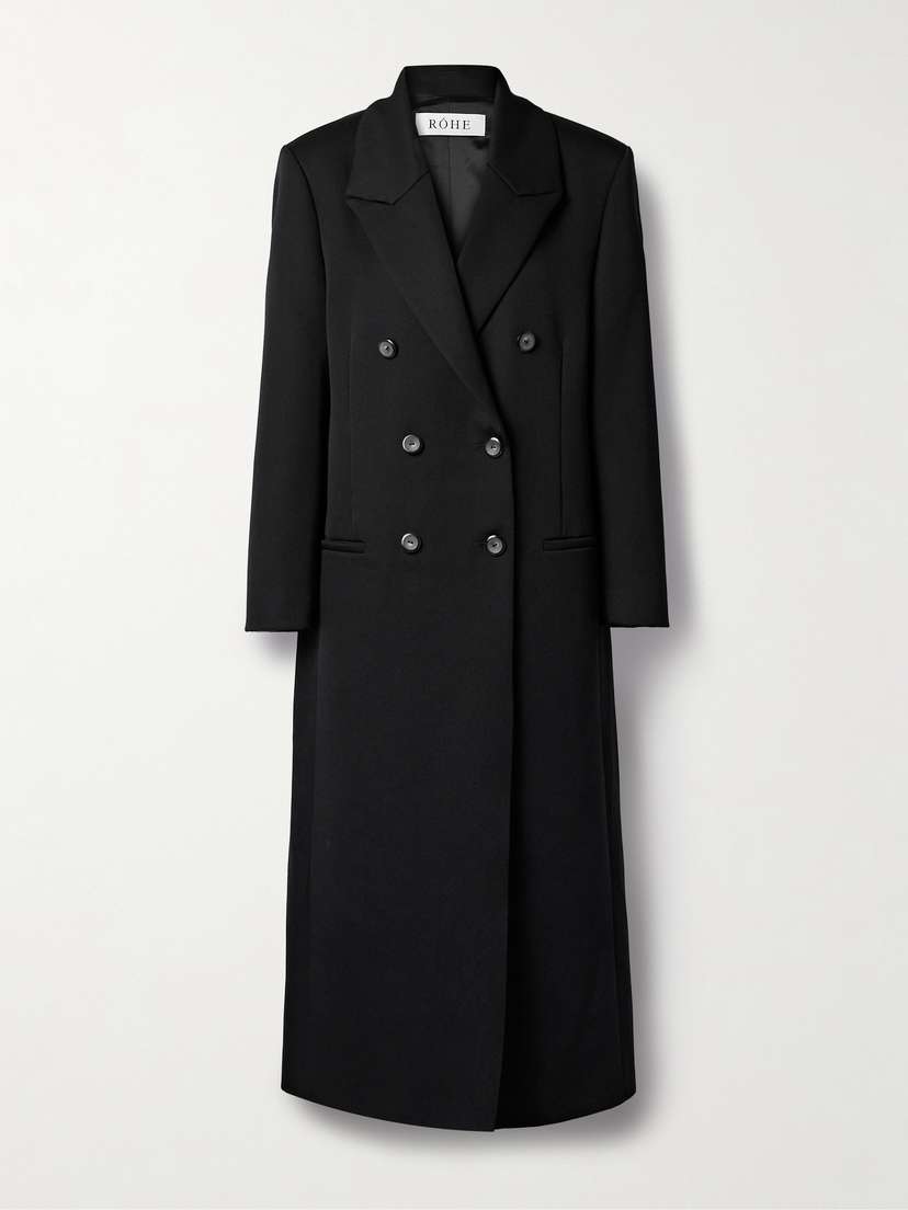RÓHE Double-breasted Wool-twill Coat