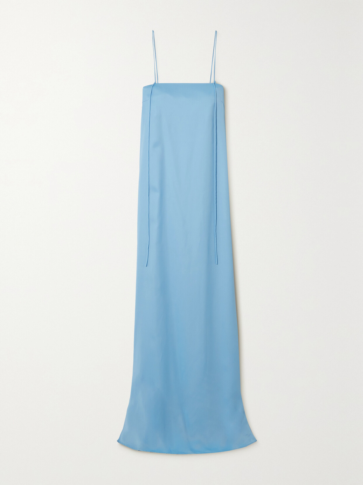 RÓHE Satin Maxi Dress - Blue