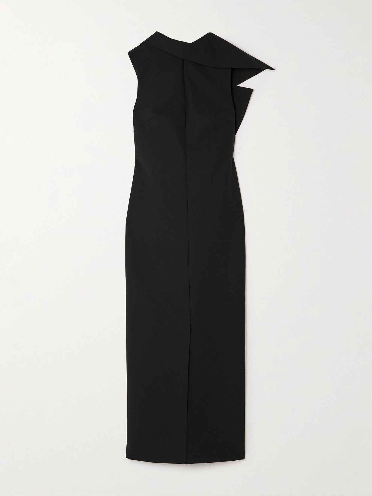 RÓHE Open-back Cady Maxi Dress - Black