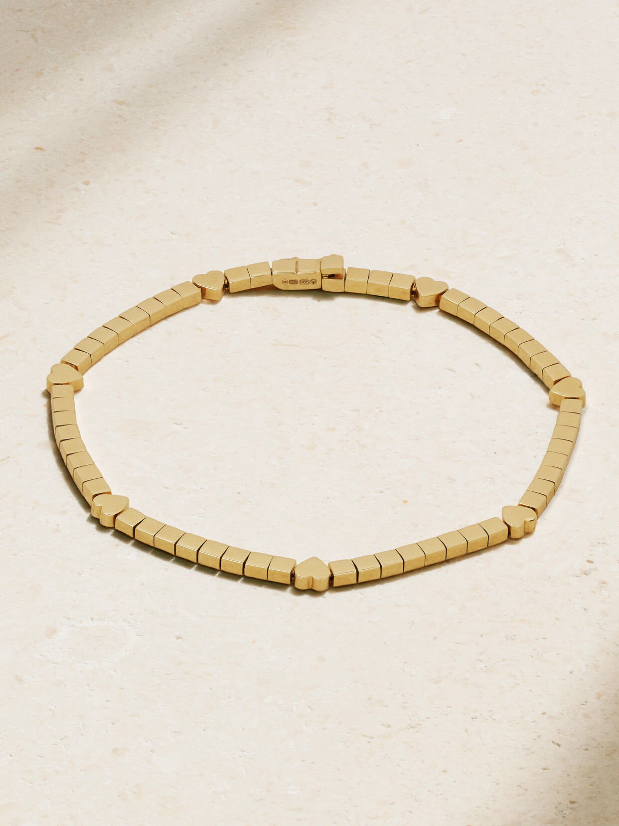 Roxanne First Heart Pez 14-karat Gold Bracelet