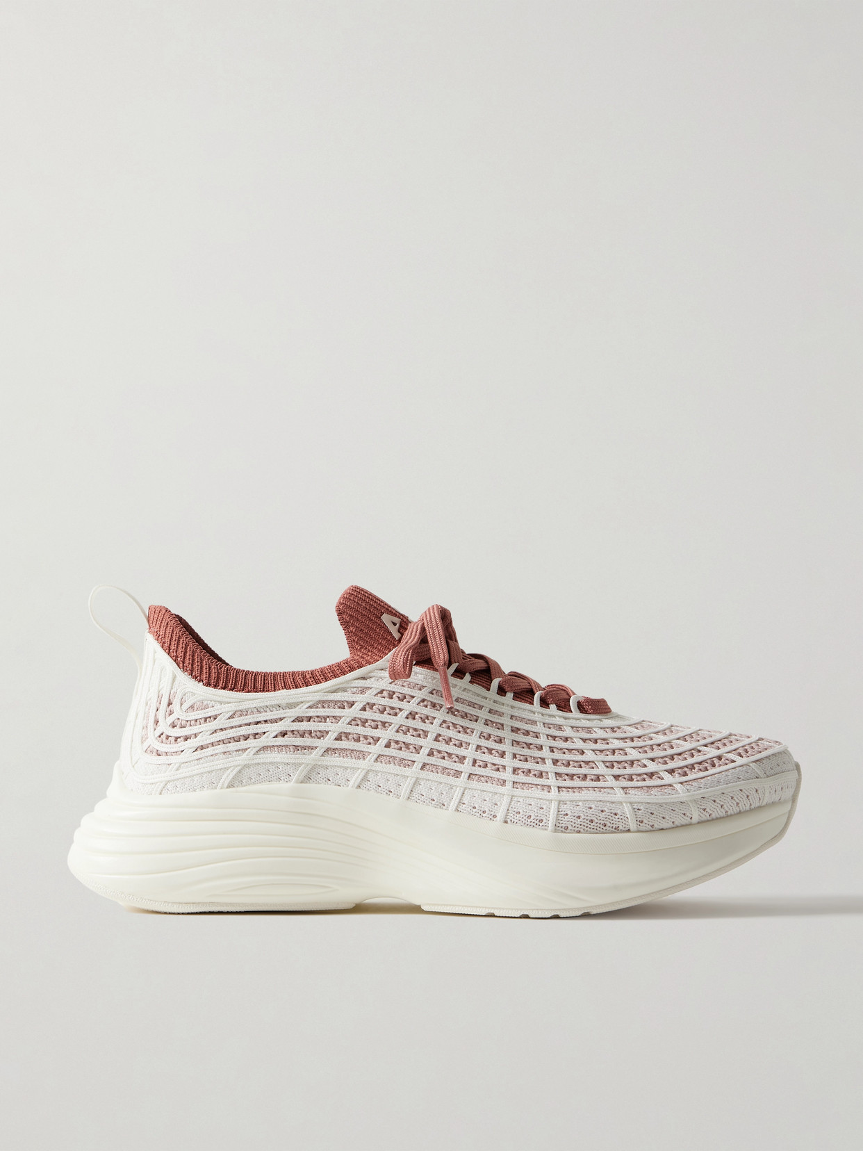 Apl Athletic Propulsion Labs Techloom Zipline Mesh Trainers In Ivory