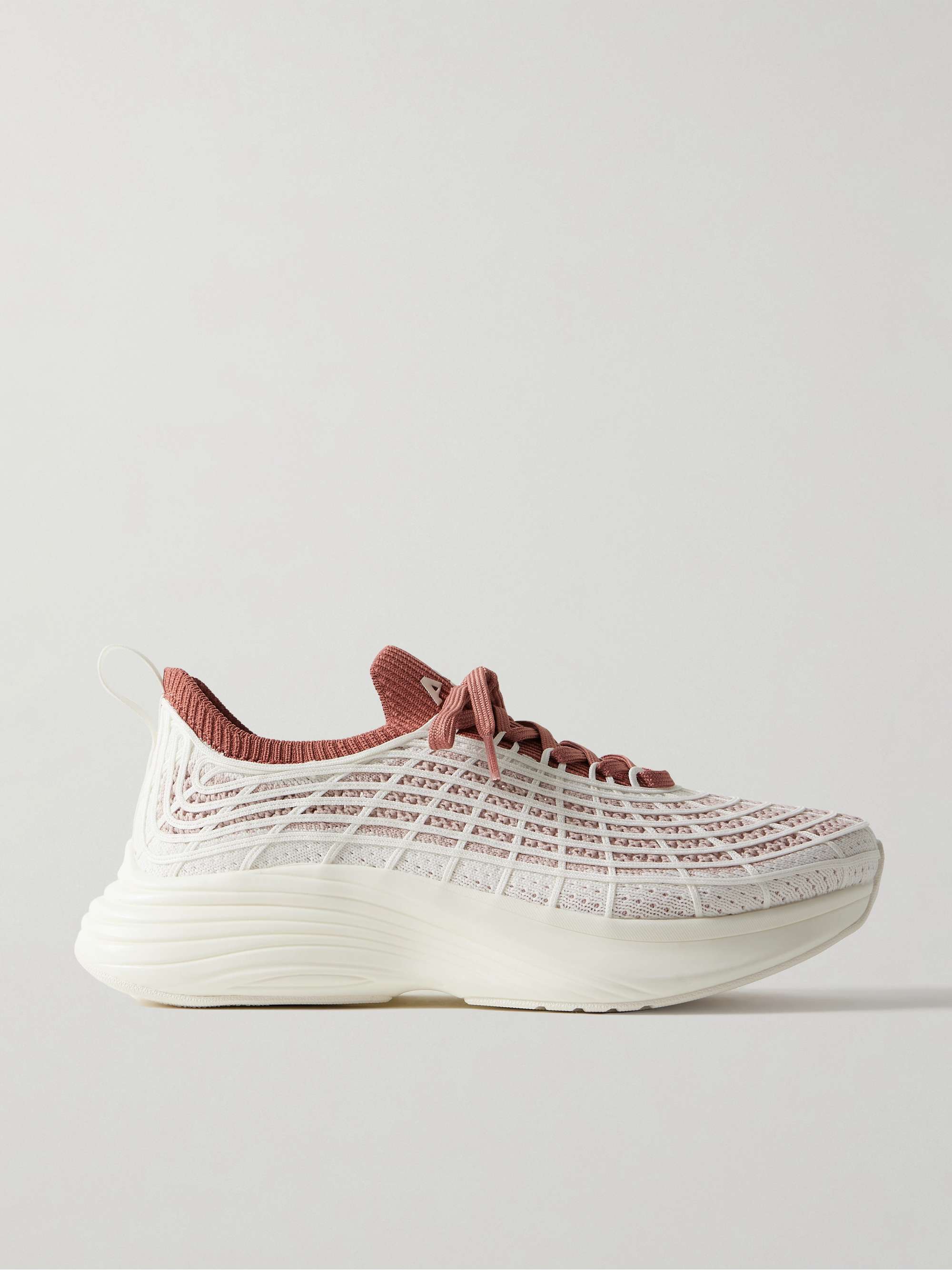 Shop APL ATHLETIC PROPULSION LABS TechLoom Zipline mesh sneakers, Explore the latest APL ATHLETIC PROPULSION LABS women's collection today on NET A PORTER