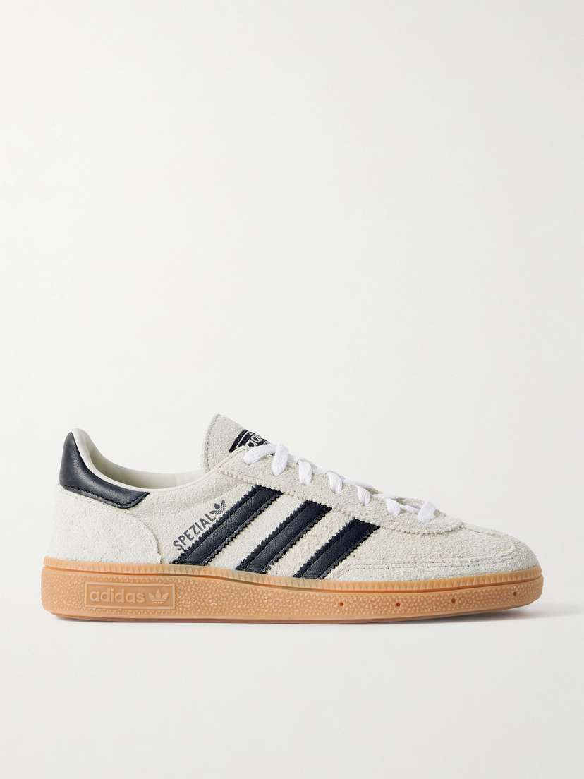 adidas Originals Handball Spezial Leather-trimmed Suede Sneakers