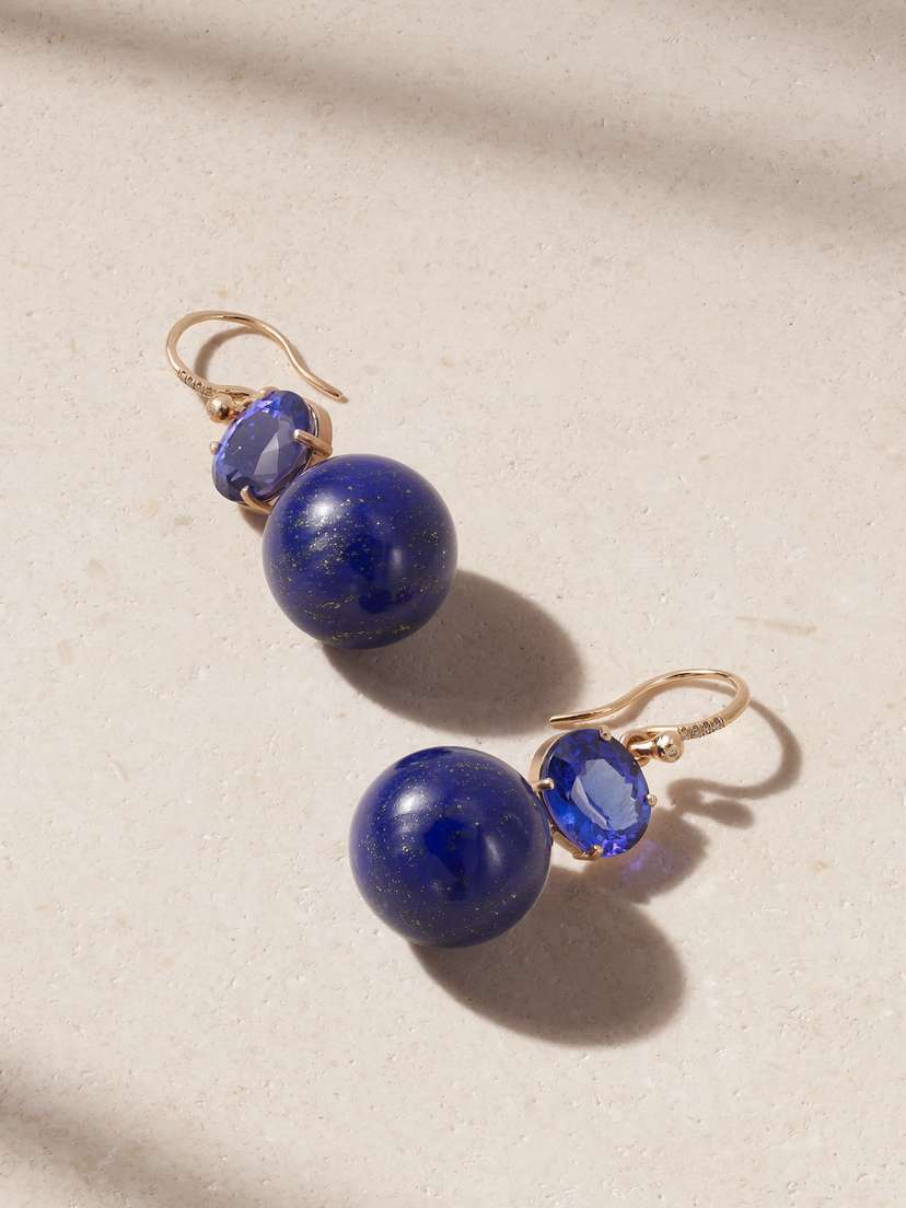 Irene Neuwirth Gumball 18-karat Rose Gold Multi-stone Earrings