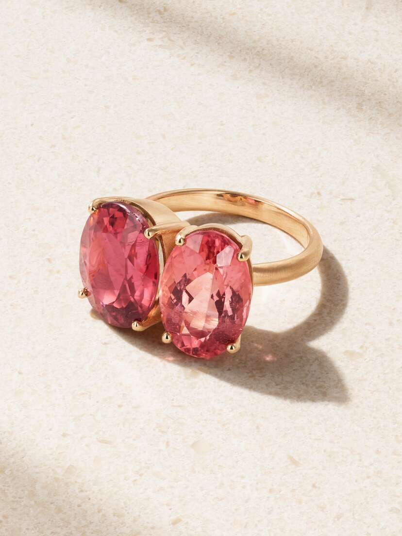 Irene Neuwirth Gemmy Gem 18-karat Rose Gold Tourmaline Ring