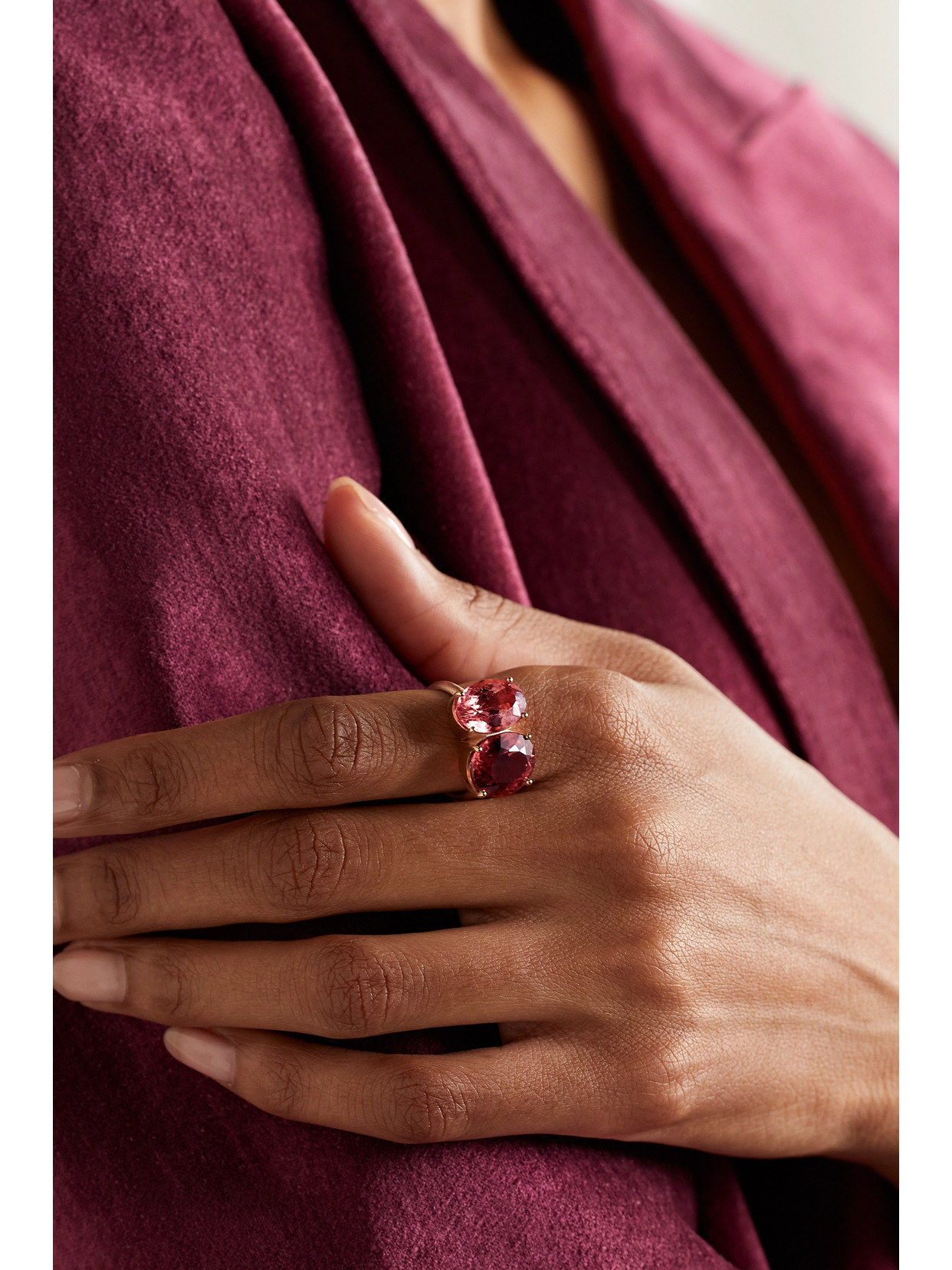 Irene Neuwirth Gemmy Gem 18-karat Rose Gold Tourmaline Ring In Gold