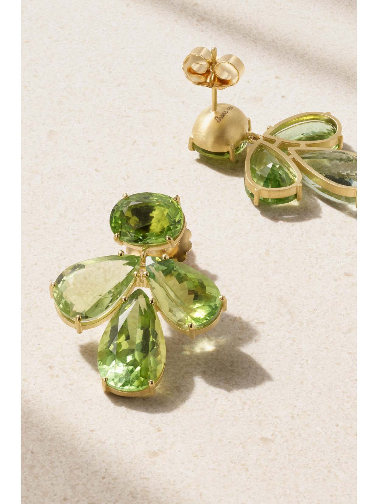 Shop Irene Neuwirth Gemmy Gem 18-karat Gold Tourmaline Earrings