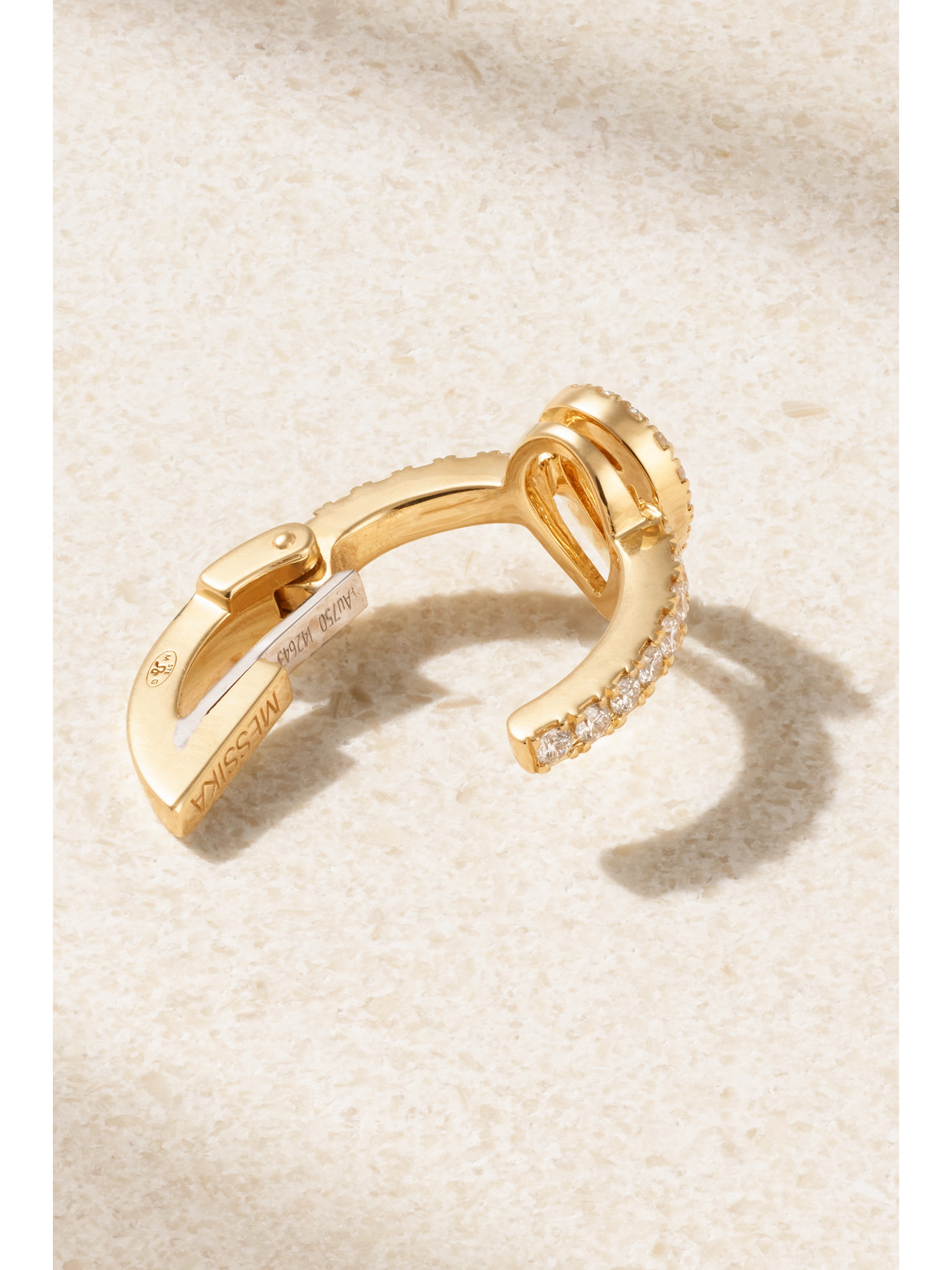 Shop Messika My Twin 18-karat Gold Diamond Ear Cuff