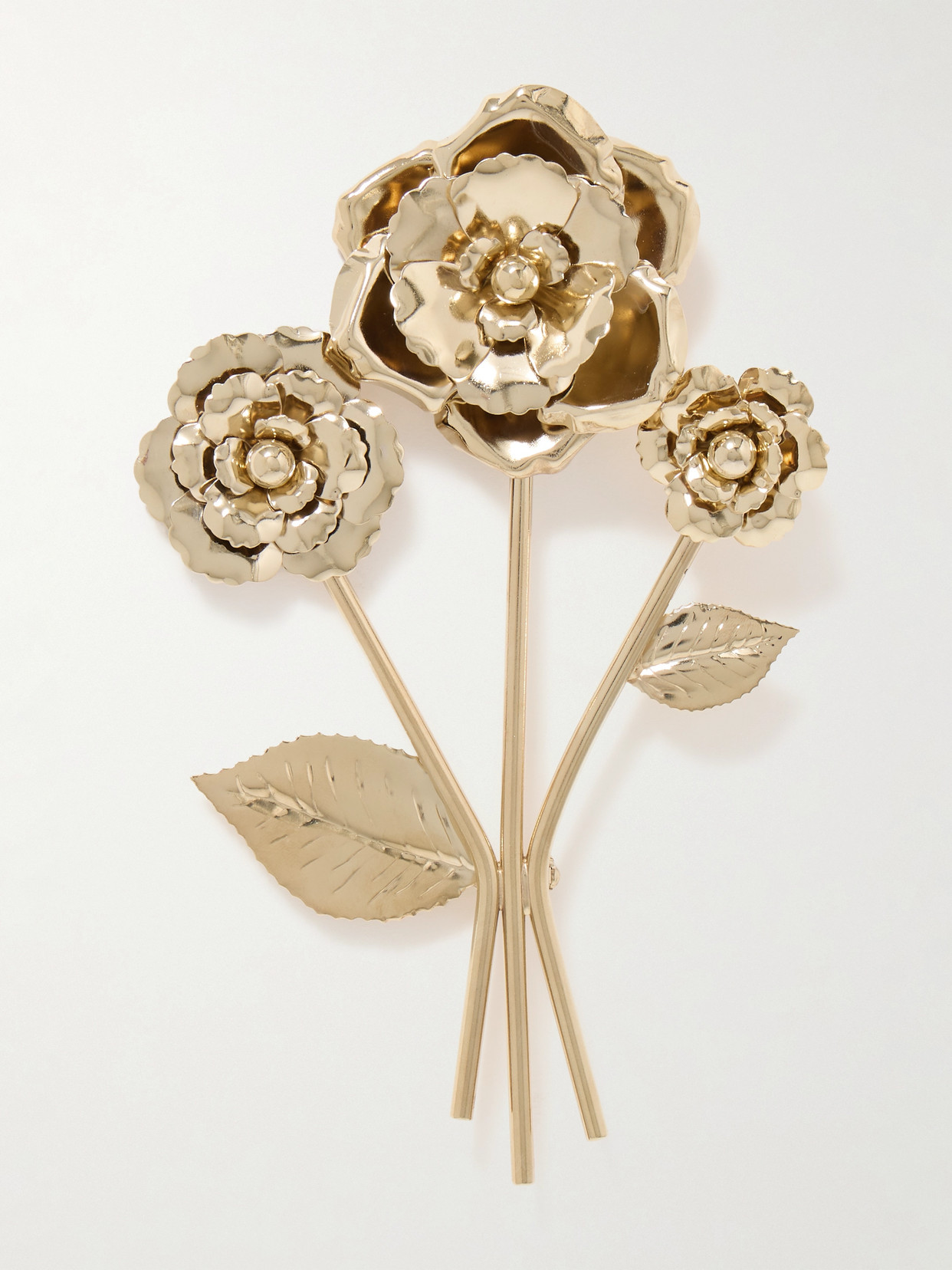 Carolina Herrera Gold tone Brooch ModeSens