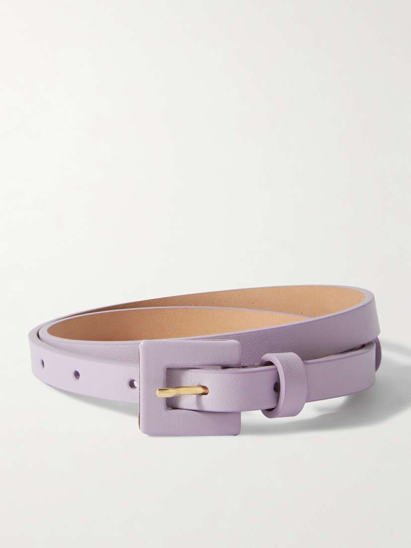 Carolina Herrera Skinny 90's Leather Belt