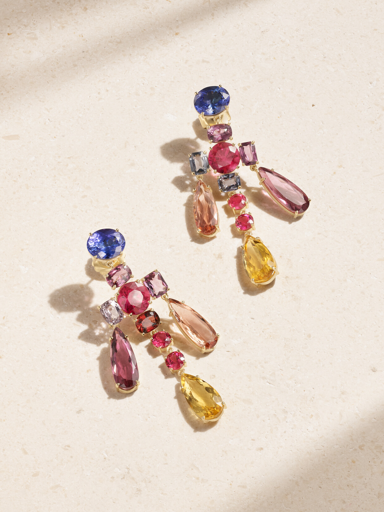 Irene Neuwirth Gemmy Gem 18-karat Gold Multi-stone Earrings - One size