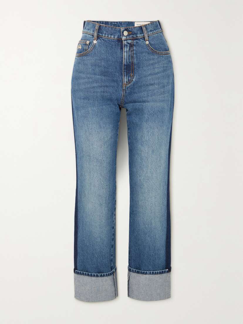 McQueen High-rise Straight-leg Jeans