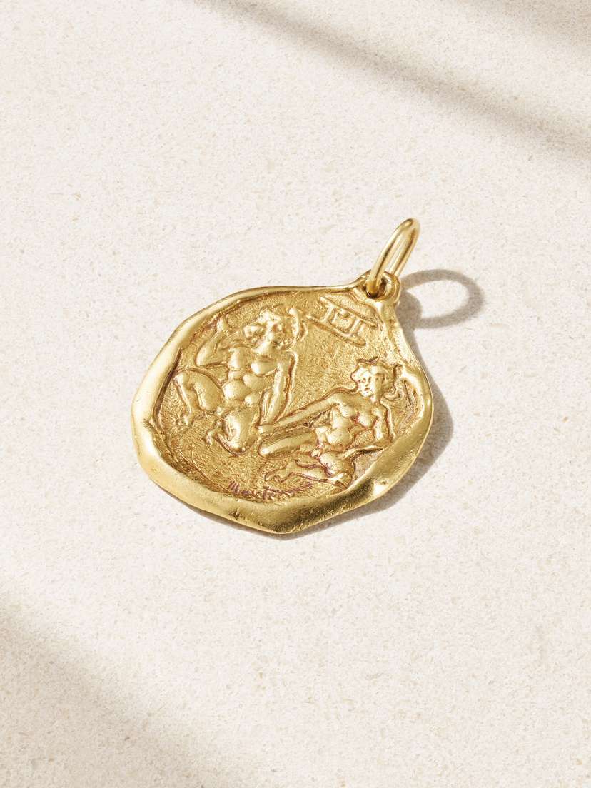 Stephanie Windsor + Cartier Vintage 1970s Gemini Large Gold Pendant