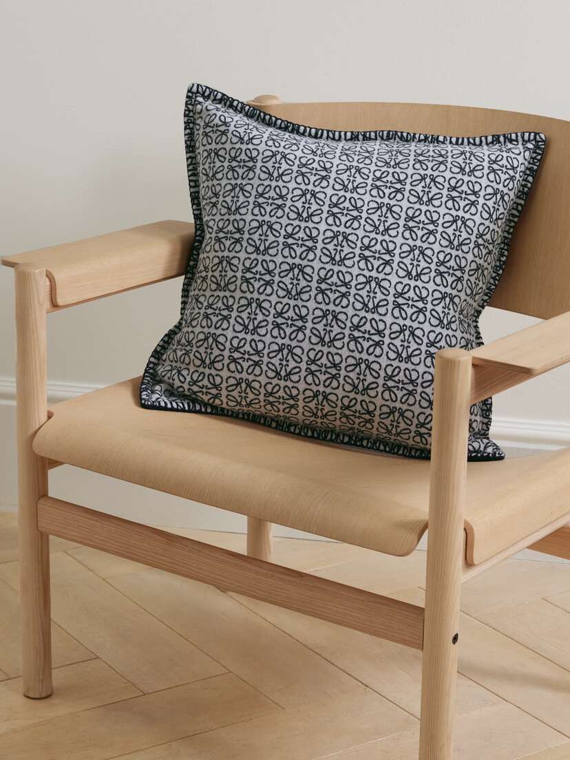 Loewe Embroidered Jacquard Cushion