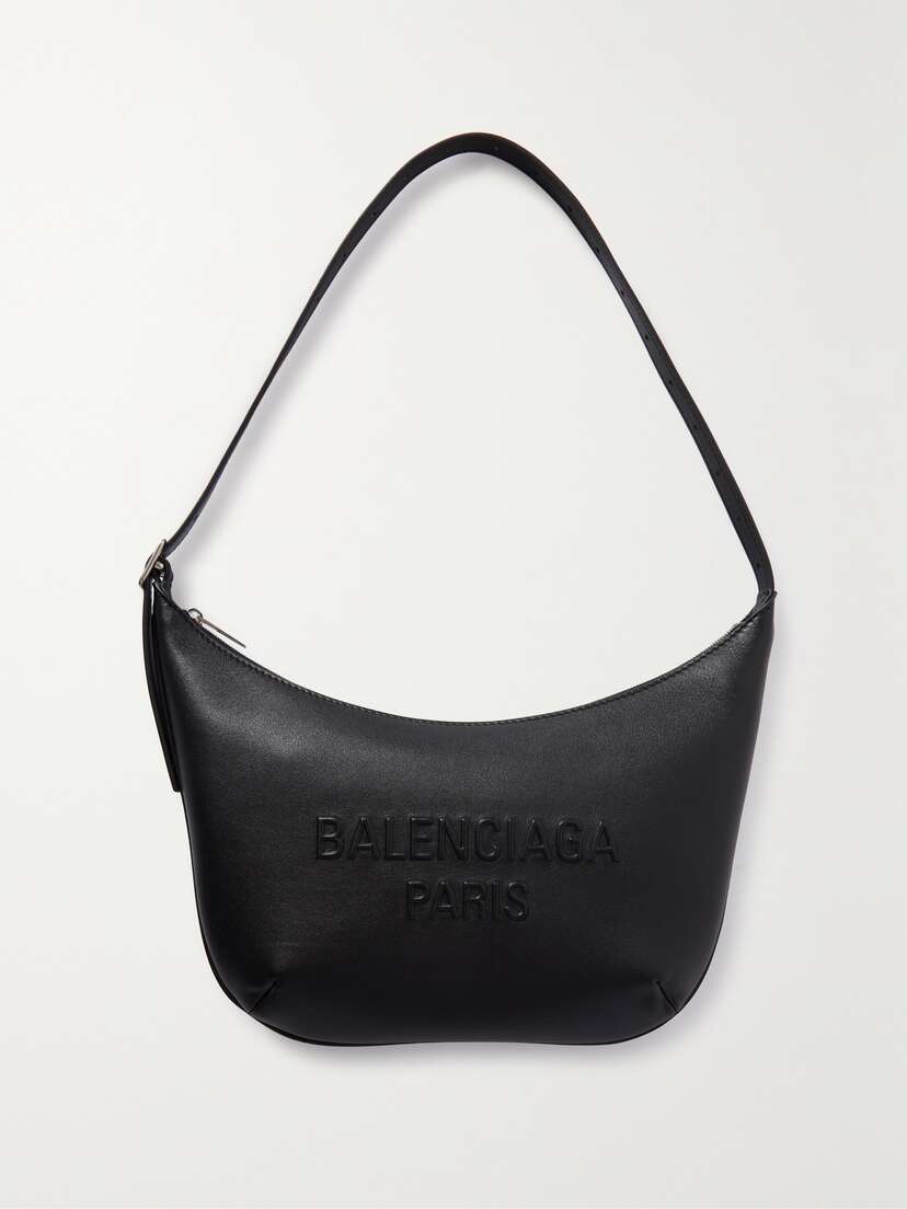 Balenciaga Mary-kate Embossed Leather Shoulder Bag