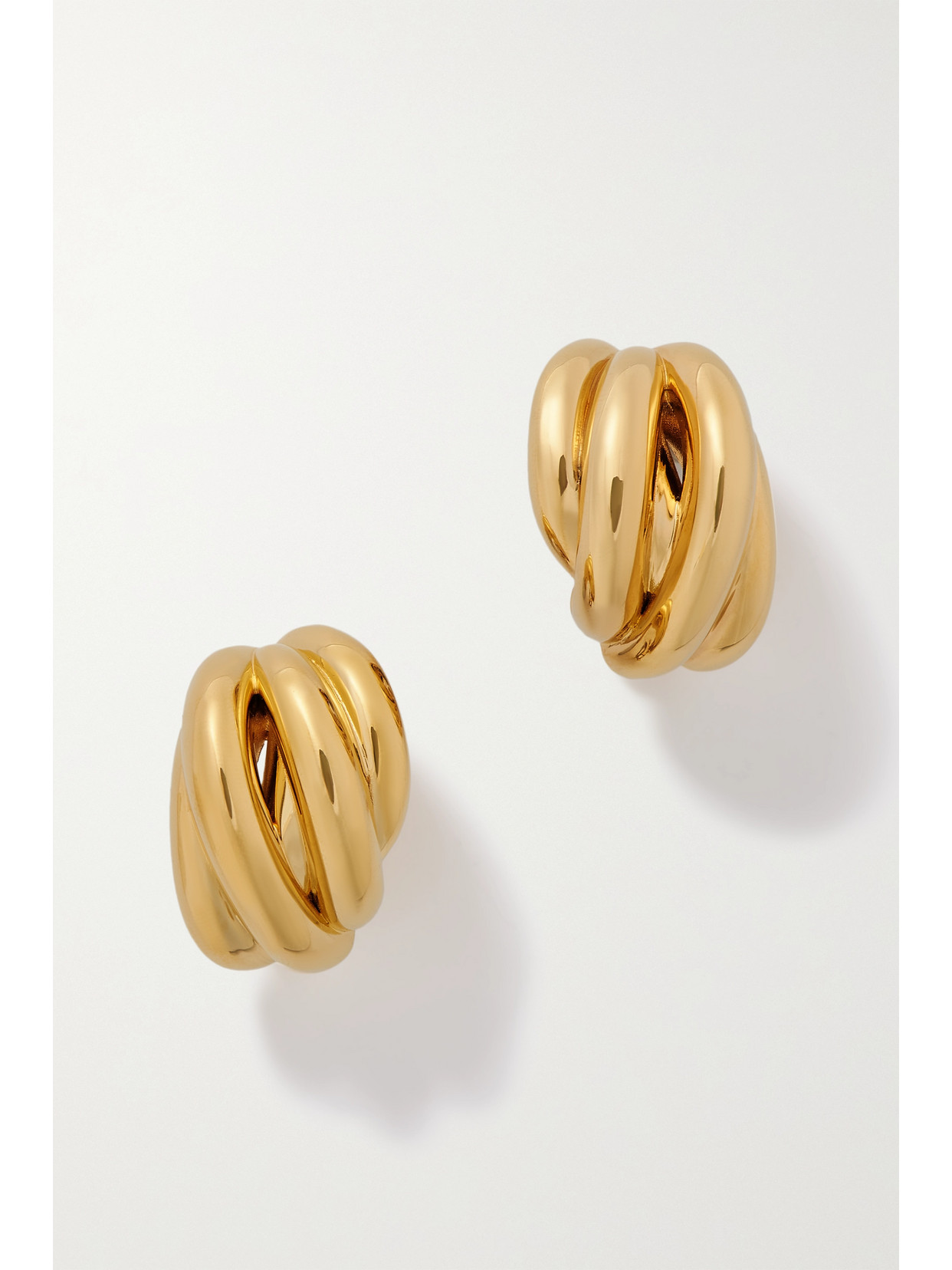 Balenciaga Saturne -tone Clip Hoop Earrings