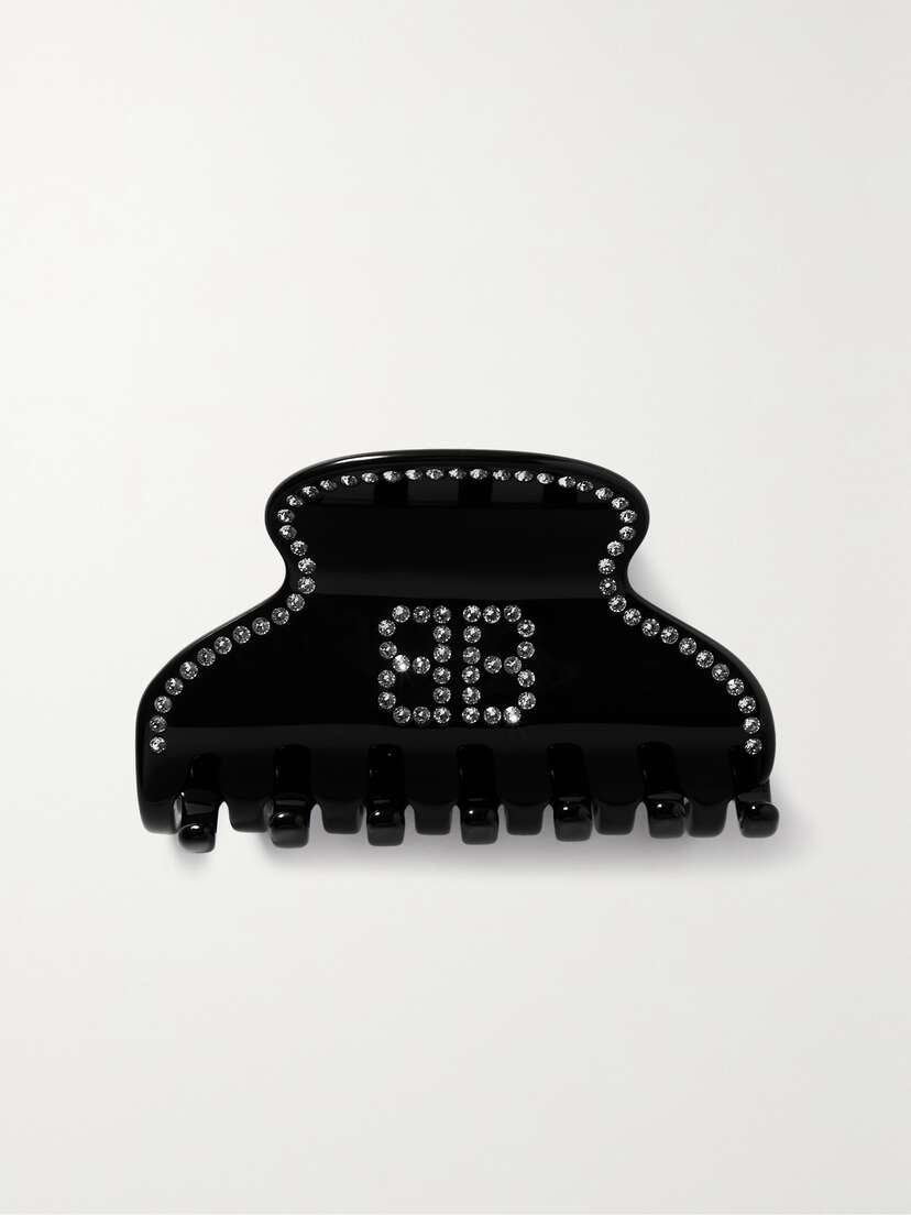 Balenciaga Holli Crystal-embellished Resin Hair Clip
