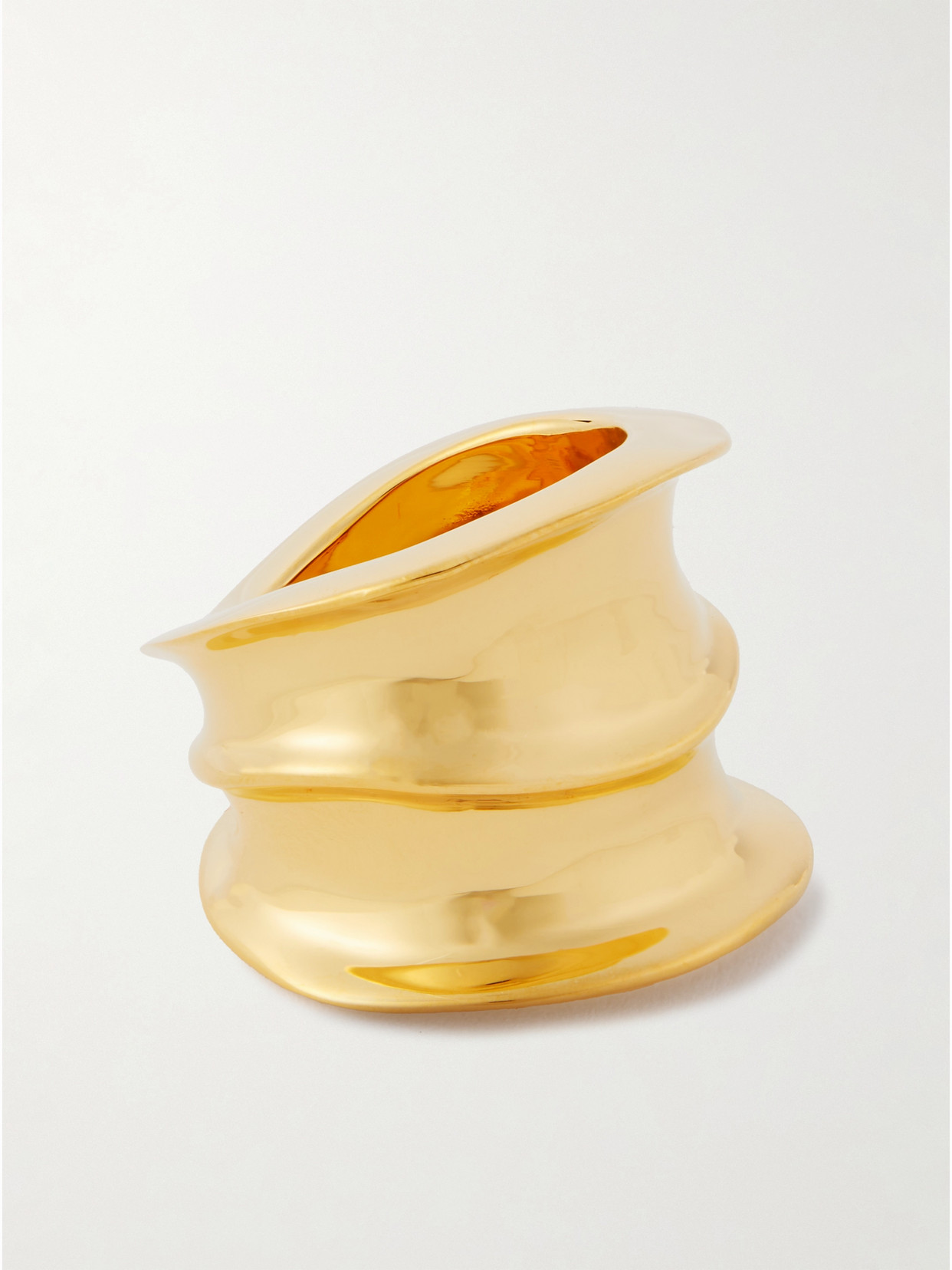 SAINT LAURENT - Gold-tone Ring - 7