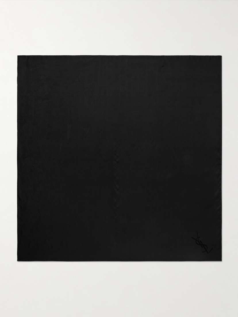 Saint Laurent Silk Scarf