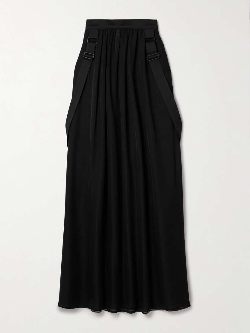 Max Mara Jedy Embellished Silk-chiffon Maxi Skirt