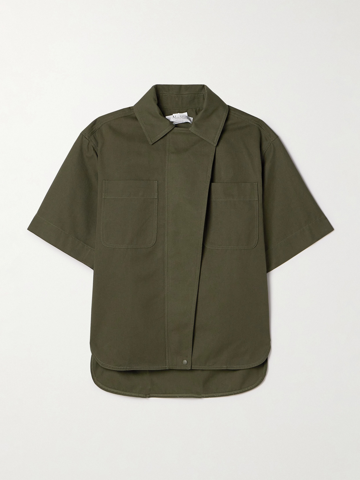 Max Mara - Mela Cotton Shirt - Green