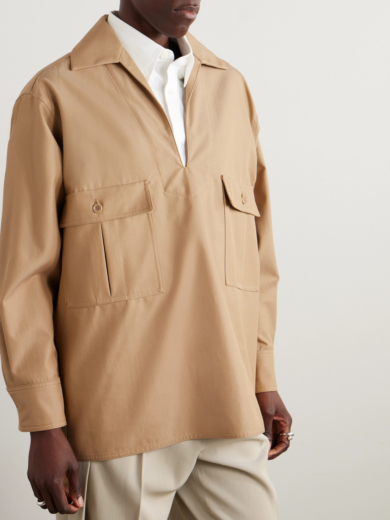 Ulrico Cotton-Canvas Shirt