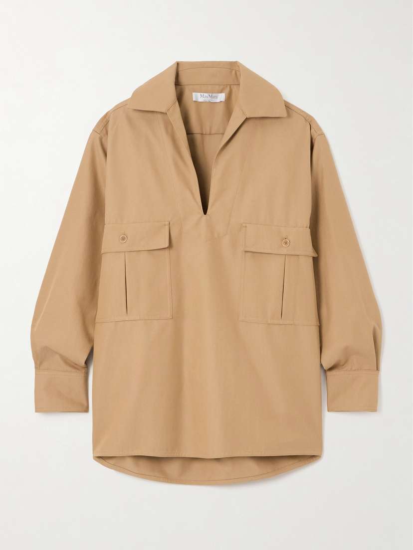 Max Mara — Ulrico cotton-canvas shirt