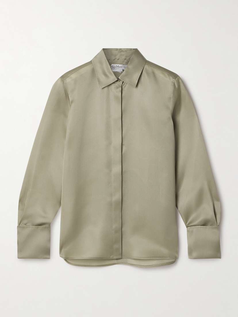 Max Mara Nola Silk-organza Shirt