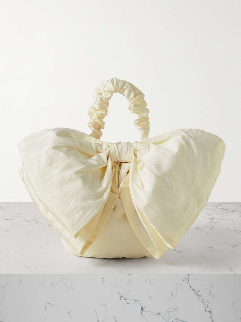 Loeffler Randall Sierra Bow-detailed Moire Tote