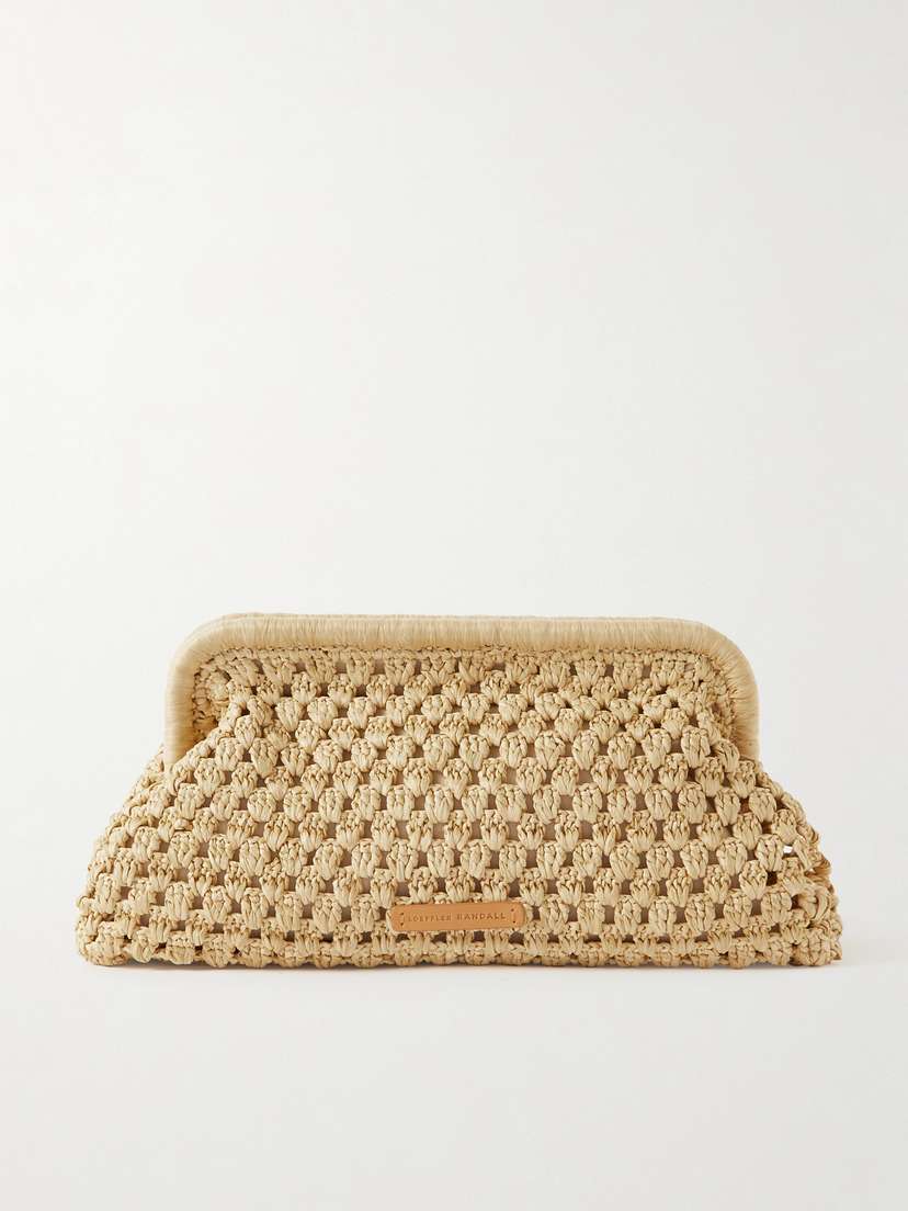 Loeffler Randall Trudie Raffia Clutch